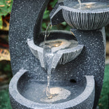 Water Fountain Rockery Decoration Solar Powered for Outdoor Decoration Fountains Living and Home 