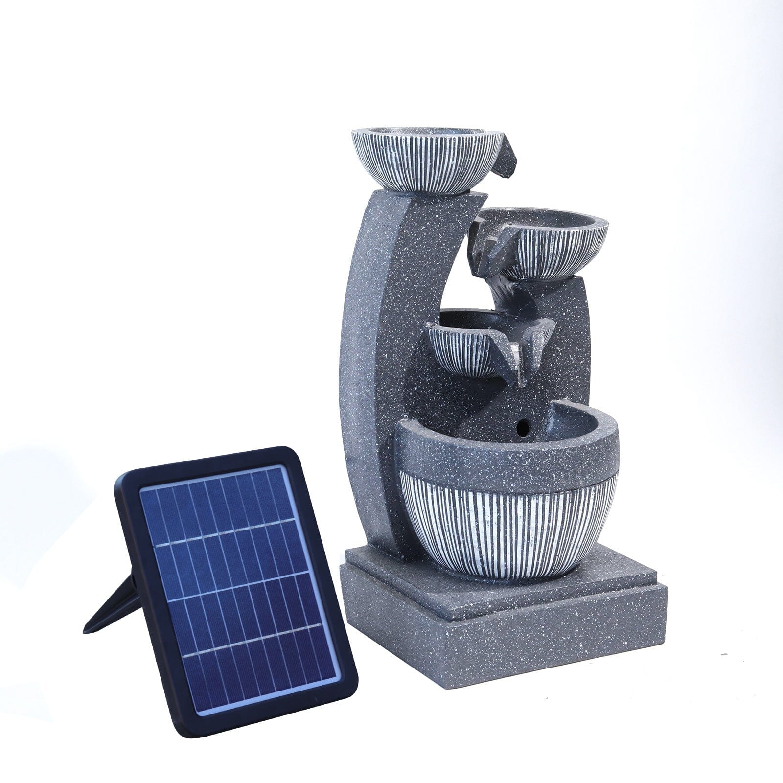 Water Fountain Rockery Decoration Solar Powered for Outdoor Decoration ...