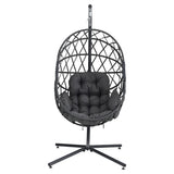 Woven Outdoor Hanging Chair Patio Swing Chairs Living and Home 