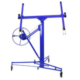 16FT Drywall Lifter Panel Hoist Rolling Caster Construction With Lockable Wheels Cranes Living and Home 