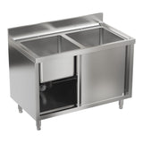 Dismantlable 201 Stainless Steel Double Sink Cabine Living and Home 