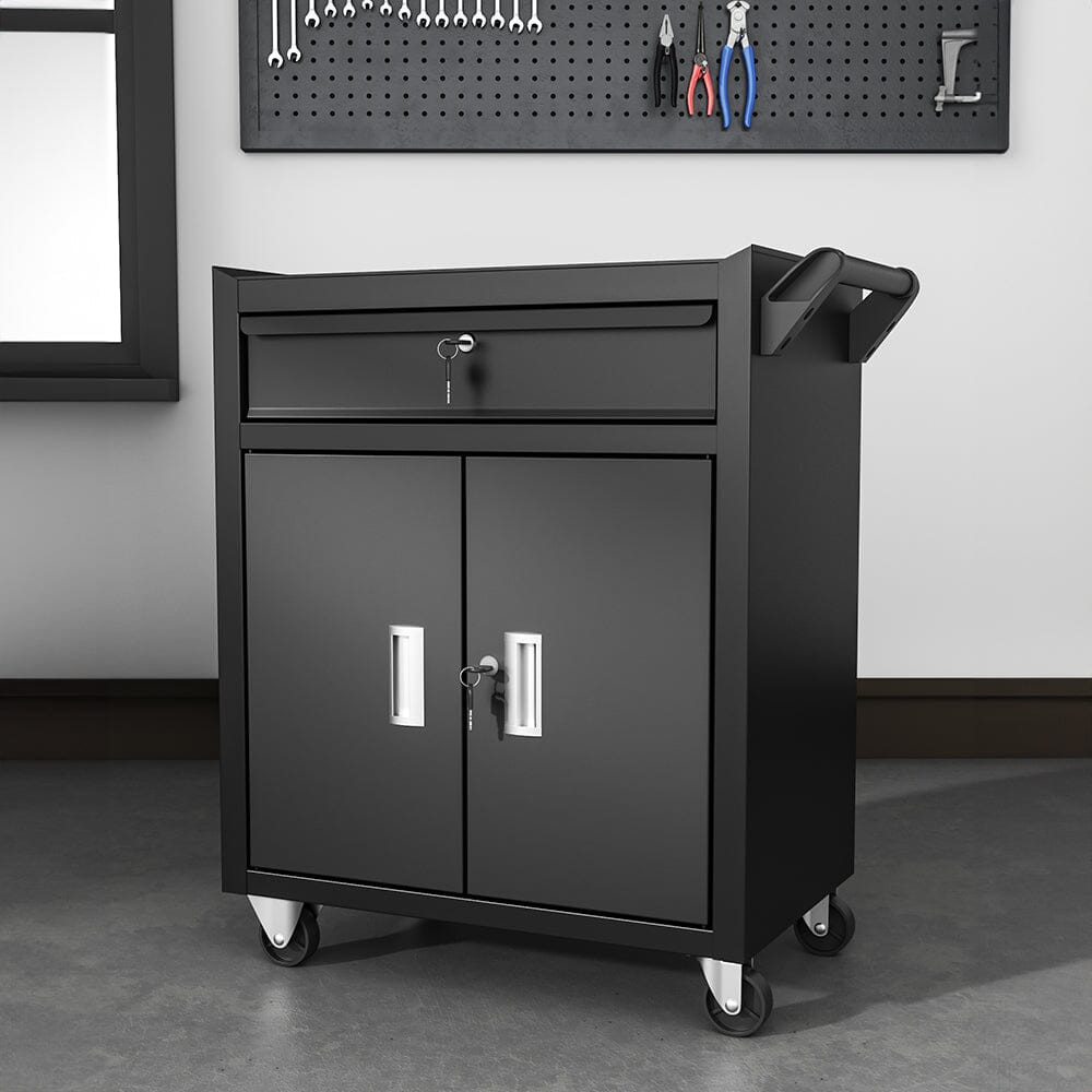 Lockable Rolling Tool Storage Cabinet Tool Storage Cabinets Living and Home 