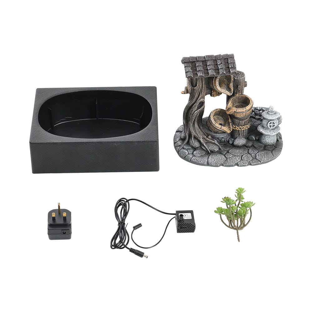 Tabletop Fountain Relaxation Water Feature for Home Office Decor Perfect for Relaxation Meditation Table Decorations Living and Home 