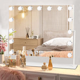 Adjusted Hollywood Vanity LED Lighted Makeup Mirror LED Make Up Mirrors Living and Home 