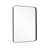 122cm W Aluminum Frame Bathroom Vanity Wall Mirror with Rounded Corner Bathroom Mirrors Living and Home 