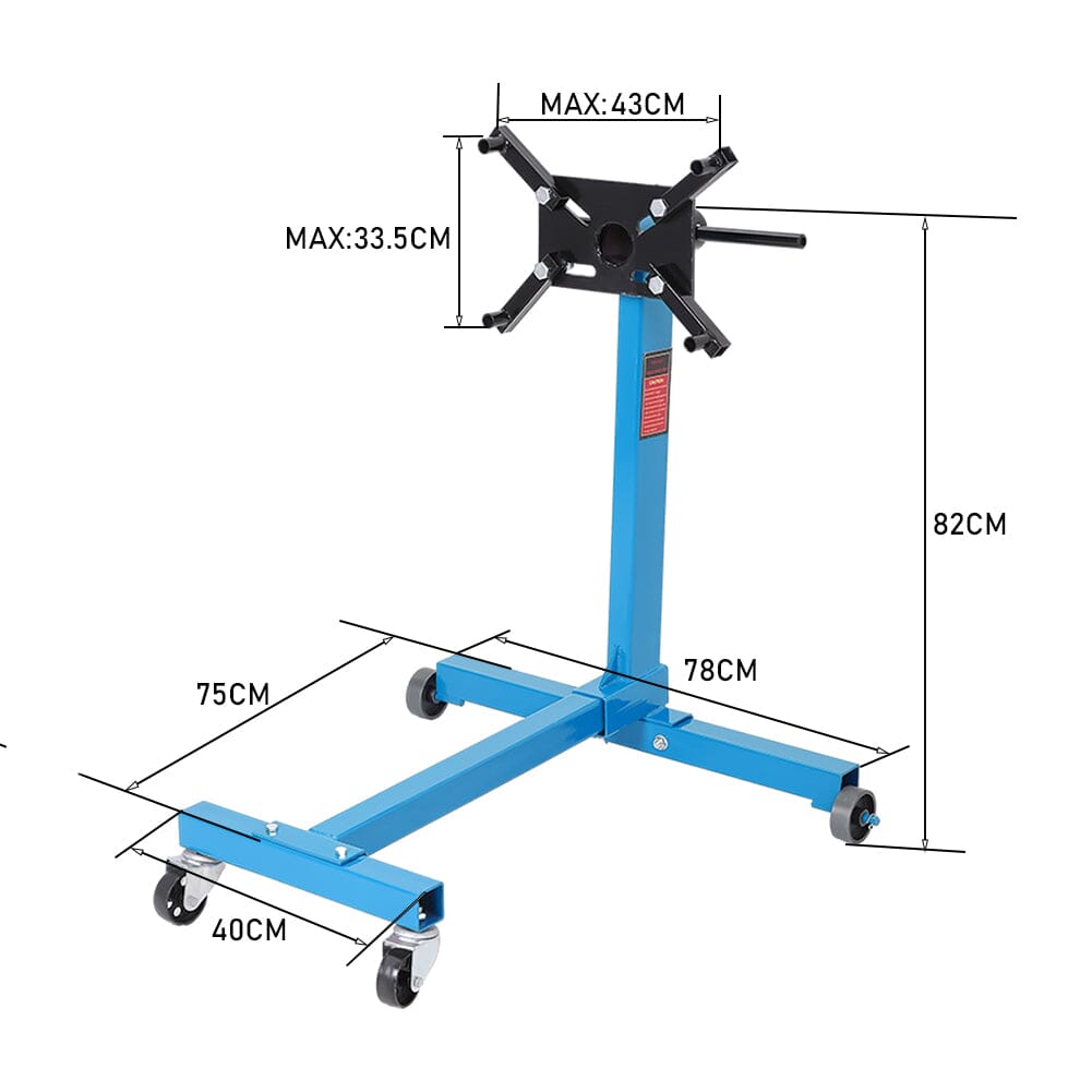 1000lbs Steel Folding Engine Stand Engine Stands Living and Home 