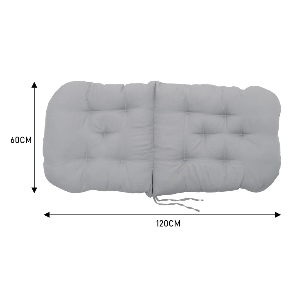 Rocking Chair Tufted Seat Pad Non-Slip Seat Cushion Living and Home 