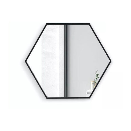 Wall Mounted Modern Hexagon Vanity Mirror for Living Room Bathroom Living and Home 