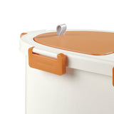 Airtight Flat-Top Pet Food Storage Bin for Dogs and Cats - 4-6kg Capacity Living and Home 