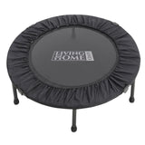 38 Inch Black Foldable Round Exercise Trampoline Trampolines Living and Home 