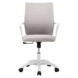 Khaki Fabric Swivel Chair Computer Ergonomic Office Chair Home Office Chairs Living and Home 