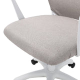 Khaki Fabric Swivel Chair Computer Ergonomic Office Chair Home Office Chairs Living and Home 