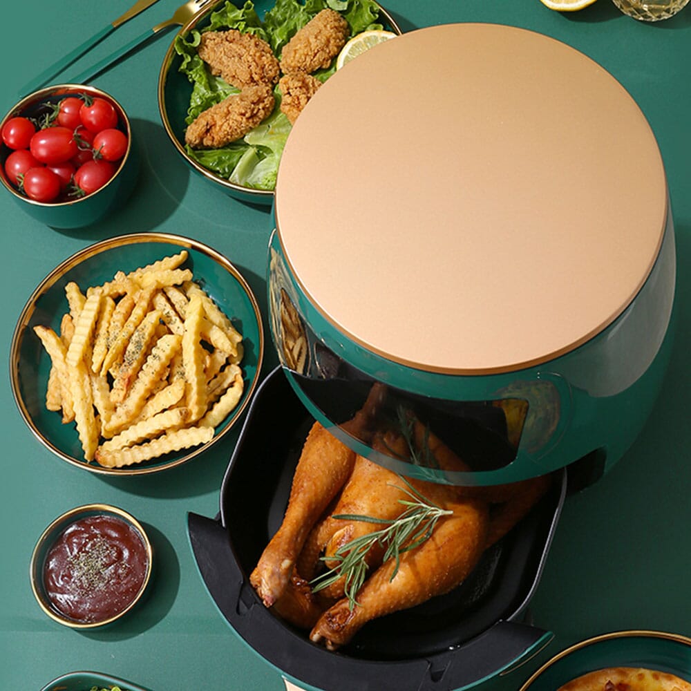 4 litre Air Fryer with Non-stick Basket and Digital Screen Control Air Fryers Living and Home 