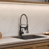 Kitchen Faucet with Pull Down Spring Spout and Pot Filler Kitchen Taps Living and Home 