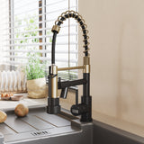 Kitchen Faucet with Pull Down Spring Spout and Pot Filler Kitchen Taps Living and Home 