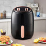 5.5L/8L Knob Air Fryer Black/Red/Green Air Fryers Living and Home Black 