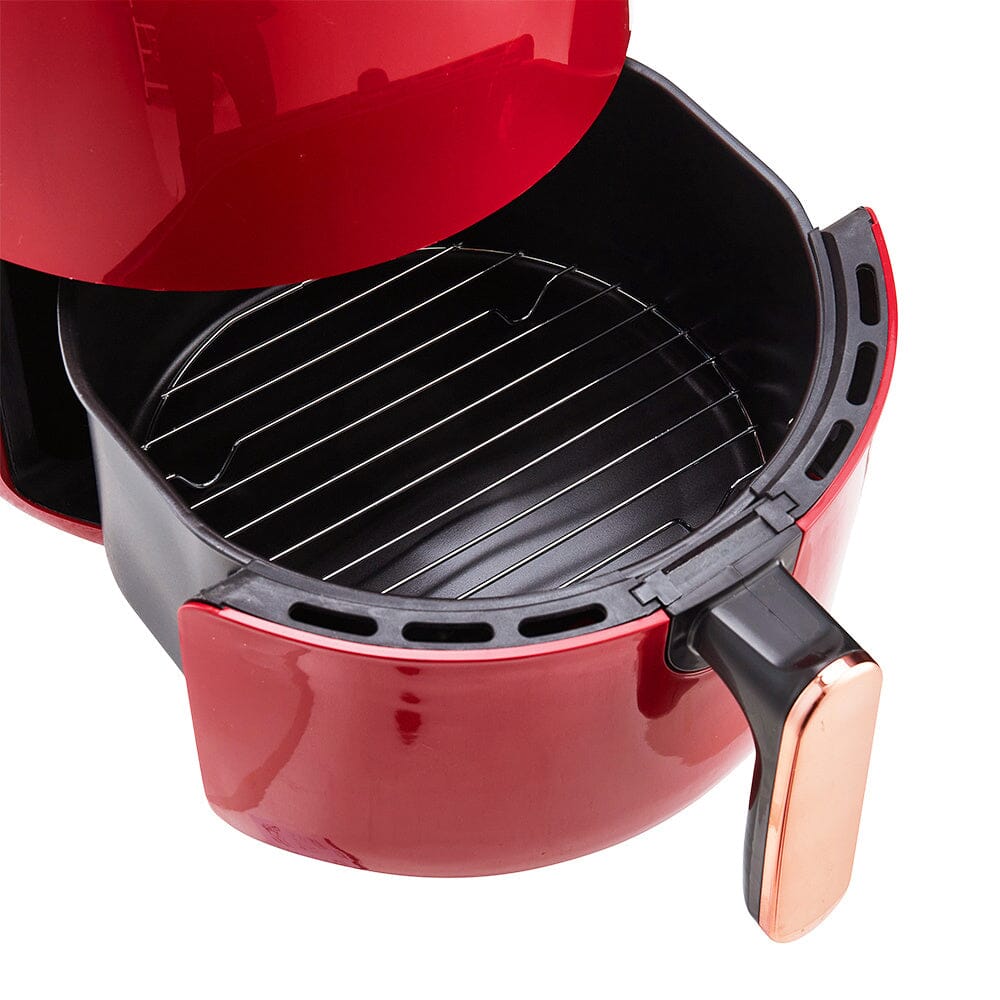 5.5L/8L Knob Air Fryer Black/Red/Green Air Fryers Living and Home 