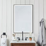 Rectangular 50x70cm Anti-fog Bathroom Vanity Mirror with Touch Lighting Bathroom Mirrors Living and Home 