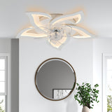 Flower Shape LED Ceiling Fan Light Living and Home 