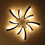 78cm Dia. Acrylic Creative Ceiling Fan with LED Lights Ceiling Fans Living and Home 