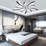 78cm Dia. Acrylic Creative Ceiling Fan with LED Lights Ceiling Fans Living and Home 