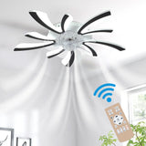 78cm Dia. Acrylic Creative Ceiling Fan with LED Lights Ceiling Fans Living and Home 