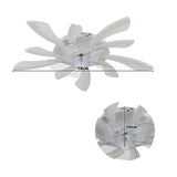 78cm Dia. Acrylic Creative Ceiling Fan with LED Lights Ceiling Fans Living and Home 