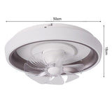 20inch Ceiling Mount LED Fan Light with 8 Blades Living and Home 