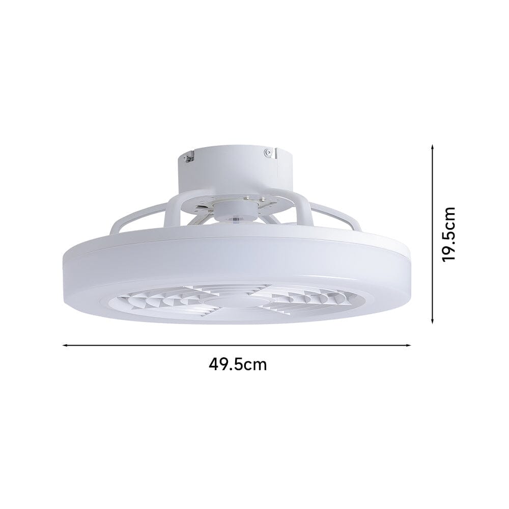 18inch Round Acrylic LED Ceiling Light Fan Living and Home 