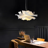 Lightsin Refined White Acrylic Flower Pendant Light Lightsin 