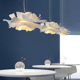 Lightsin Refined White Acrylic Flower Pendant Light Lightsin 