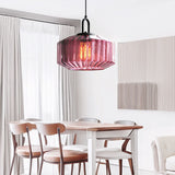 Lightsin Contemporary Minimalist Artistic Purple Glass Pendant Light Lightsin UK 