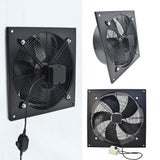 200mm Exhaustor Fan Ventilation Wall-Mounted Axial Fan Exhaustor Fan Living and Home 24-inch 