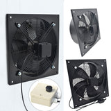 200mm Exhaustor Fan Ventilation Wall-Mounted Axial Fan Exhaustor Fan Living and Home 