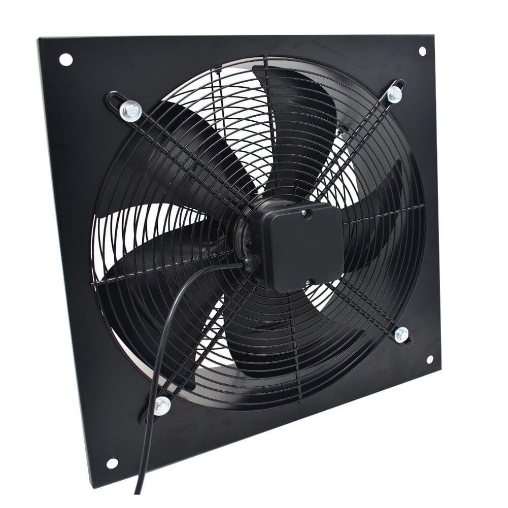 27cm H Ventilation Fan Wall-Mounted Copper Motor Exhaust Axial Fan Exhaustor Fan Living and Home 