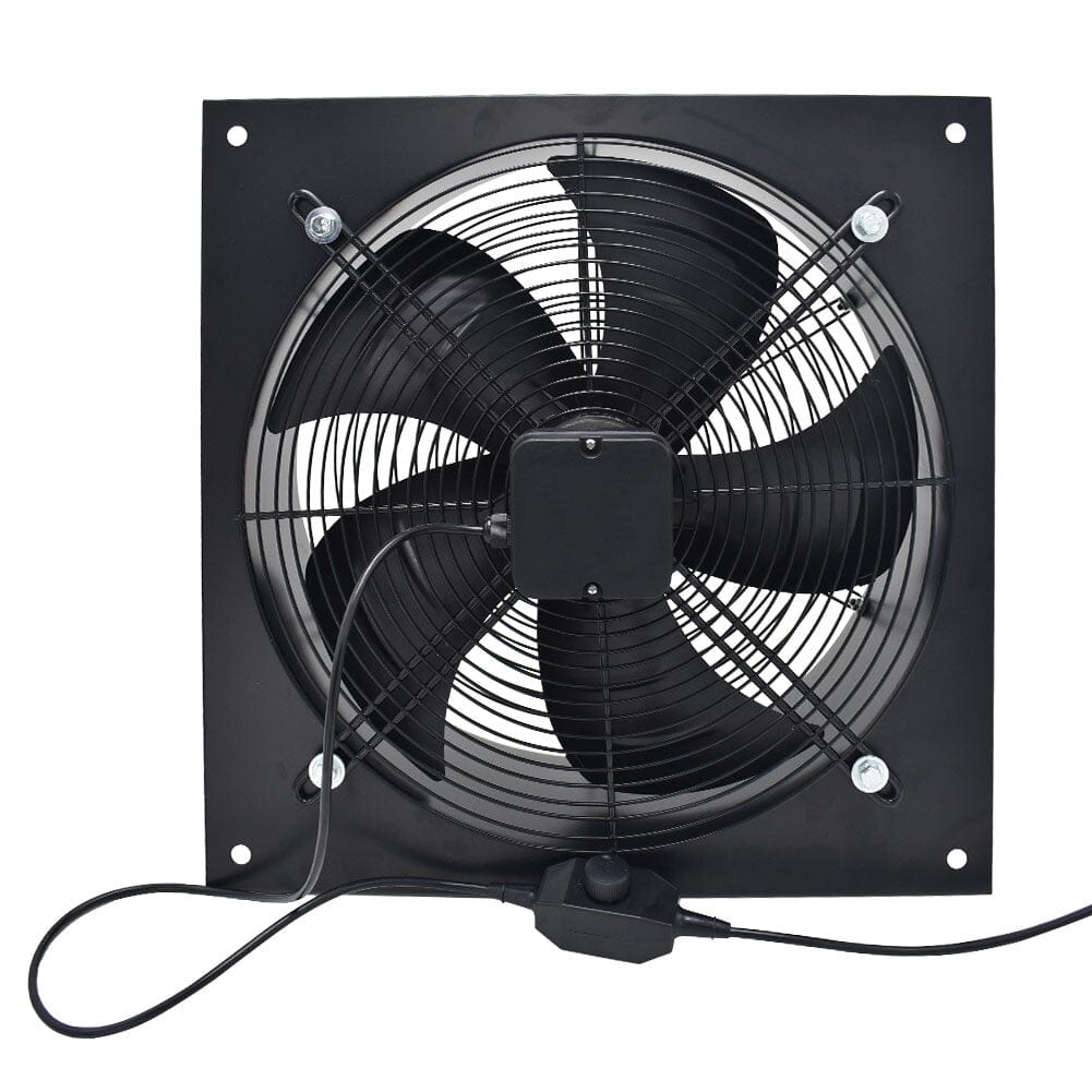 27cm H Ventilation Fan Wall-Mounted Copper Motor Exhaust Axial Fan Exhaustor Fan Living and Home 