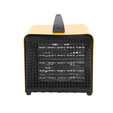 2KW Yellow Portable Rectangle Air Heater Electric Garage Workshop Air Heater Freestanding Patio Heaters Living and Home 