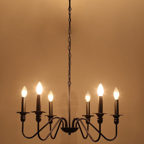 Vintage Style Candle Pendant Light Living and Home 