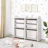 Storage Cabinet for Toys Clothes Books Plastic Organizer Storage Drawers Living and Home 