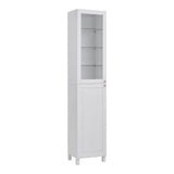 190cm H White 2-Door Tall Bathroom Cabinet Bathroom Cabinets Living and Home 