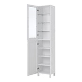 190cm H White 2-Door Tall Bathroom Cabinet Bathroom Cabinets Living and Home 