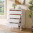 4-Tier Bedroom Chest Storage Cabinet Living and Home 60cm W 