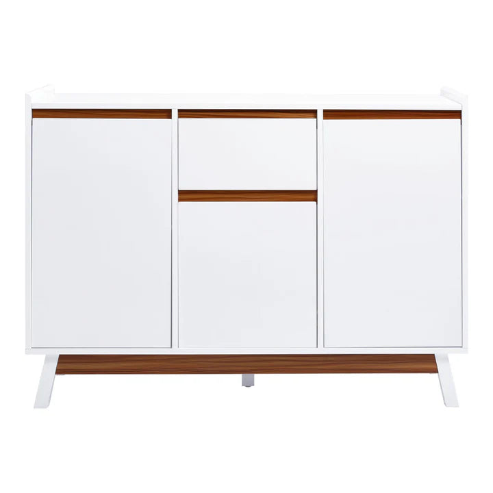 White Storage Sideboard with Drawer Living and Home 