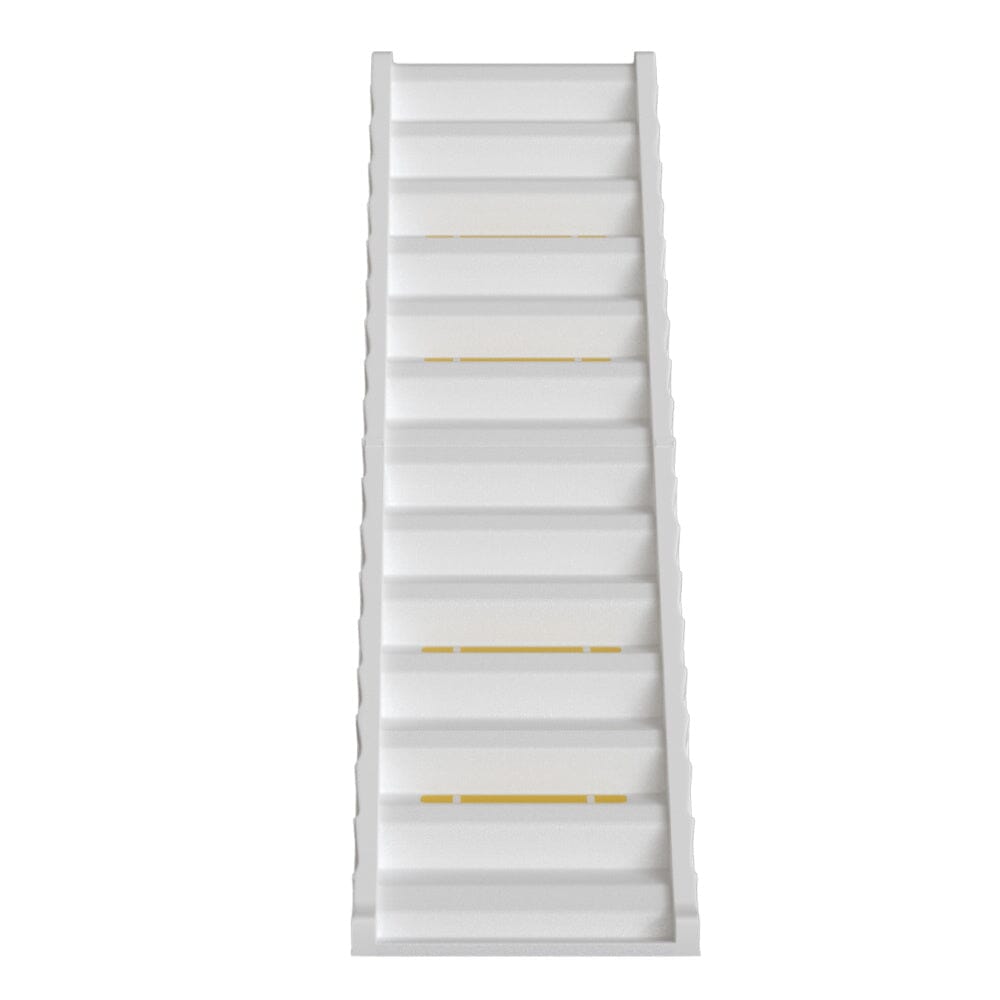 Folding Portable Dog Pet Stairs Ramp White Living and Home 