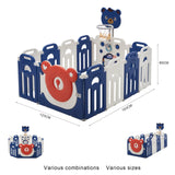 Baby Playpen Kids Safety Gate with Basketball Hoop Kids Basketball Hoops Living and Home 