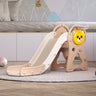 Toddler Slide with Basketball Hoop for Indoor Outdoor Swing & Slide Living and Home Pink and Beige 