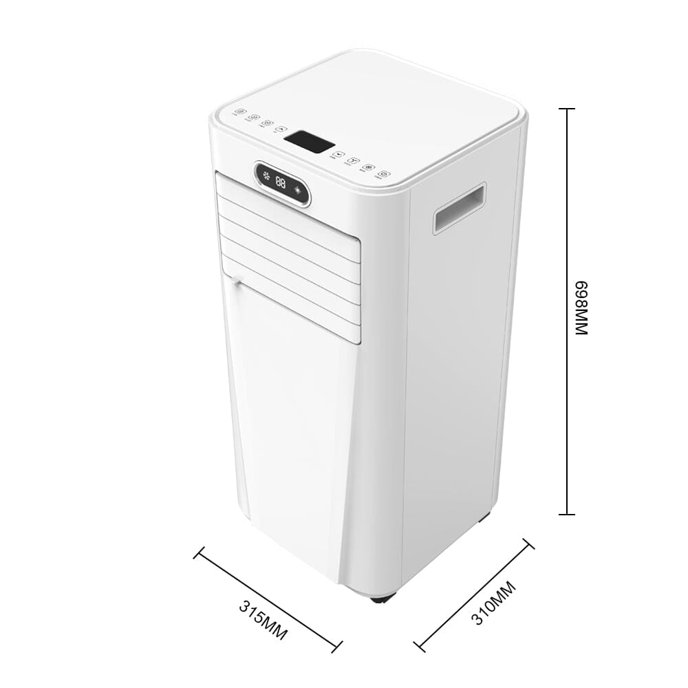 9000BTU Portable Air Conditioner with Remote Control Air Conditioner Living and Home 