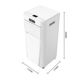 9000BTU Portable Air Conditioner with Remote Control Air Conditioner Living and Home 