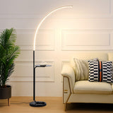 Modern Minimalist LED Arc Floor Lamp Living and Home 