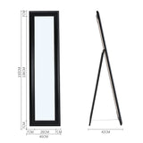 150cm H Full Length Mirror Classic Wood Beveled Floor Mirror Full Length Mirrors Living and Home 